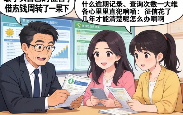 征信花了几年清楚怎么办，遴选5个无视黑白无视征信申请就下款的平台