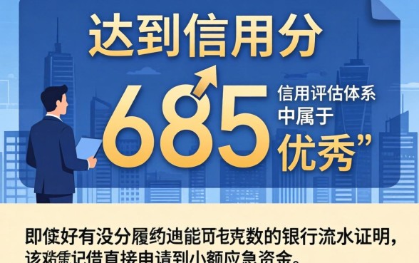 芝麻685分贷款，梳理5个急用小钱不求征信流水轻松贷的口子
