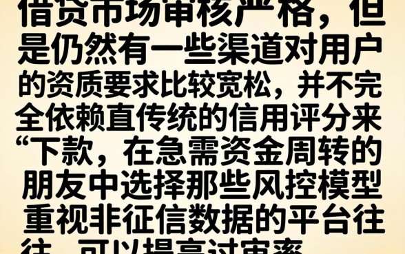 有没有能下的口子了，深入剖析五个急用不求评分快借无忧的口子