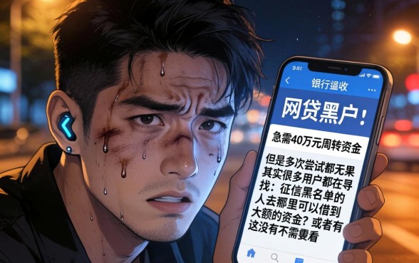 网贷黑户怎么借到40万的钱，详细阐述5个不看负债查询的平台