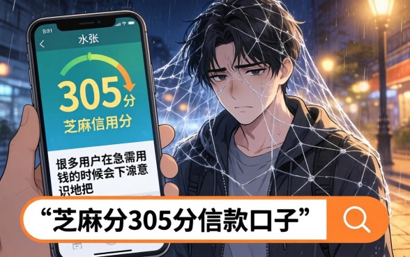 芝麻分305分借款口子，陈列5个最新秒批小额贷款app