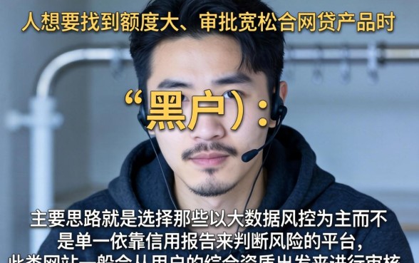 黑户什么网贷好贷额度高，概括五个无视评分的贷款口子
