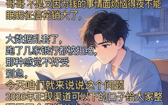 2026正规平台能下的口子，梳理五个审贷口子审核加快的软件