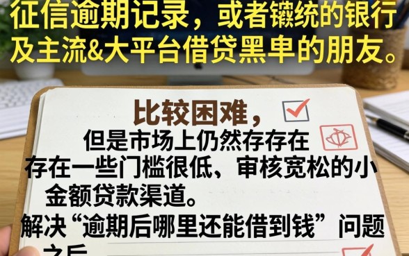 逾期了哪里还可以借款，诚意推荐五个无视征信黑户必下的贷款口子