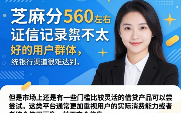 芝麻分560能通过的网贷，概括五个黑户也能借款的软件