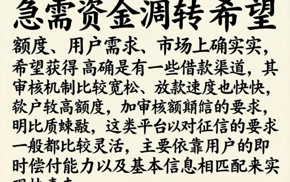 额度高的高炮口子，精选5个无视一切是人就下款的软件