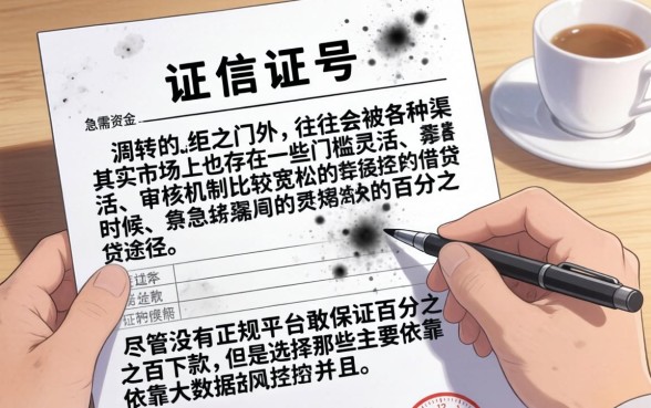 有征信污点怎么办，归纳五个不看征信无视黑白百分百下款平台