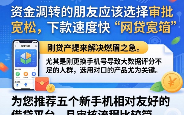 下款口子快的网贷，罗列5个新手机号容易下款的口子