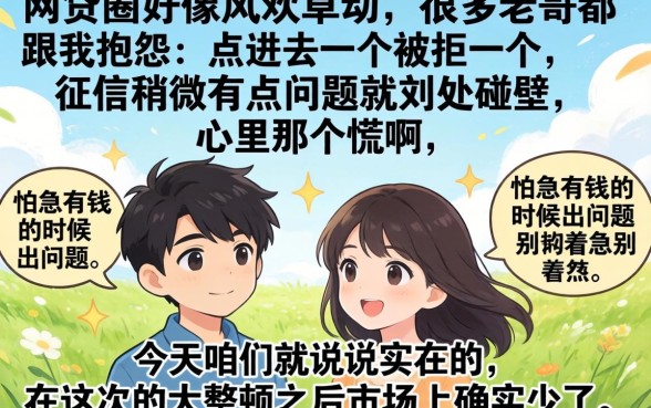 整顿过后能下款的口子，细致阐述五个无视黑户秒下的口子