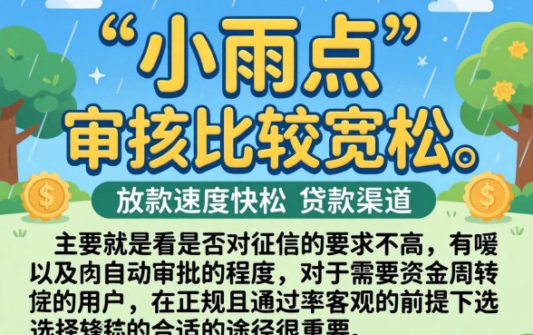 内似小雨点借款的口子，罗列五个值得信赖的借贷app