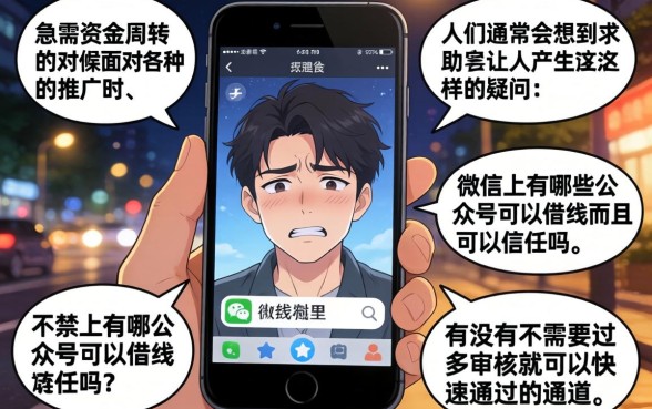 微信哪个公众号能借钱，细致阐述五个黑户0门槛贷款口子