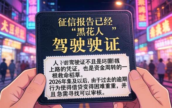 黑花了驾驶证借款口子，概括五个征信瑕疵也能借网贷轻松下款的平台