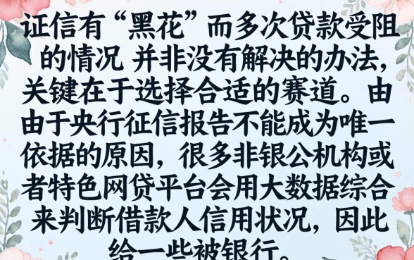 征信黑花了还不行吗怎么办，热忱推荐五个秒批无面签贷款平台