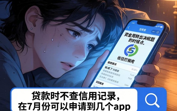 贷款时不想查征信，归纳5个7月能贷款的app
