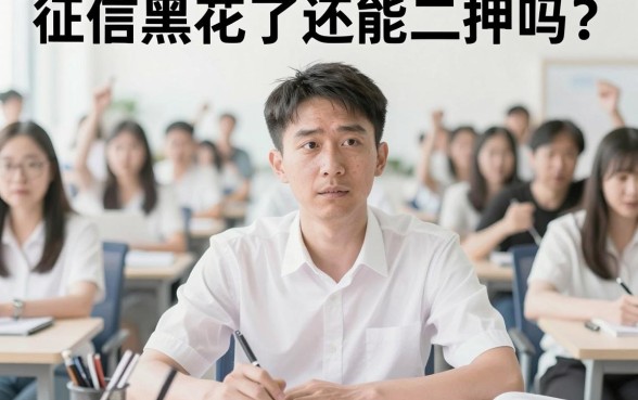 征信黑花了还能二押吗，遴选五个不看征信小额借钱的软件