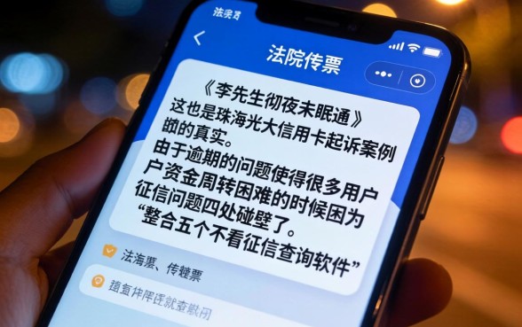 珠海光大信用卡起诉案例分享，整合五个不看征信查询的软件