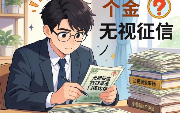 跪求无视征信口子，整理五个无忧速借当天放款的平台