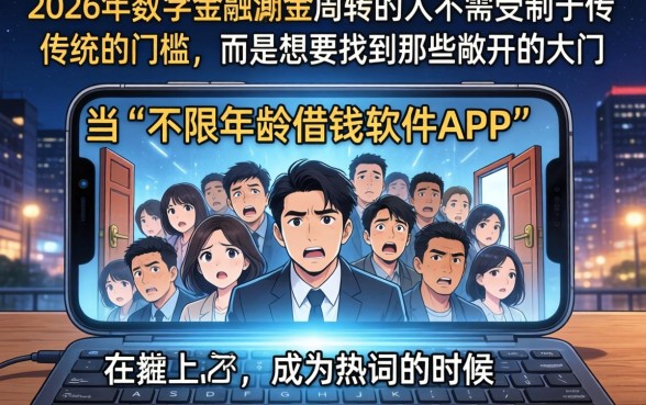 不限年龄的借钱软件APP，细致阐述五个无视黑白征信的网贷