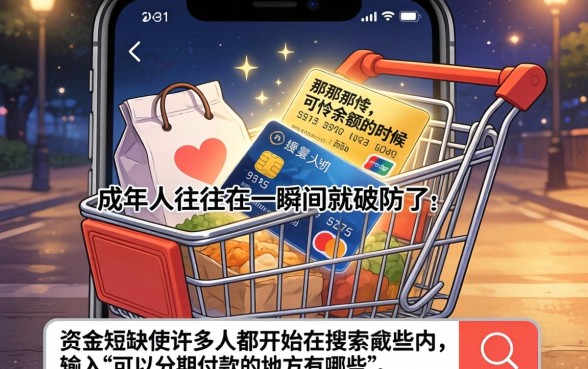 现在能分期下款的口子有哪些，汇总五个比较靠谱的借钱平台
