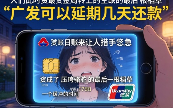 广发可以延期几天还款，诚意推荐五个花户3000秒下款app