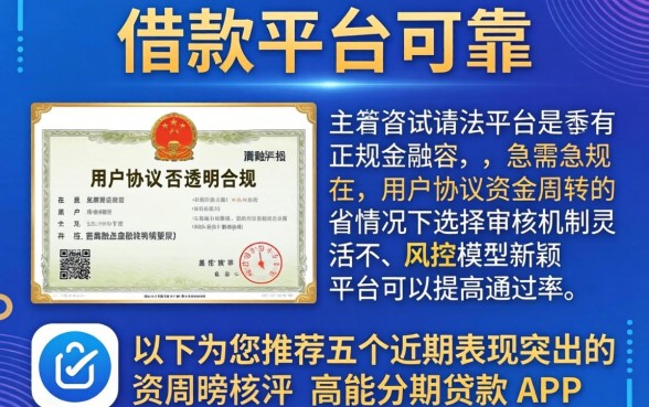 新口子借款平台可靠吗，胪列五个高能分期贷款app新秀