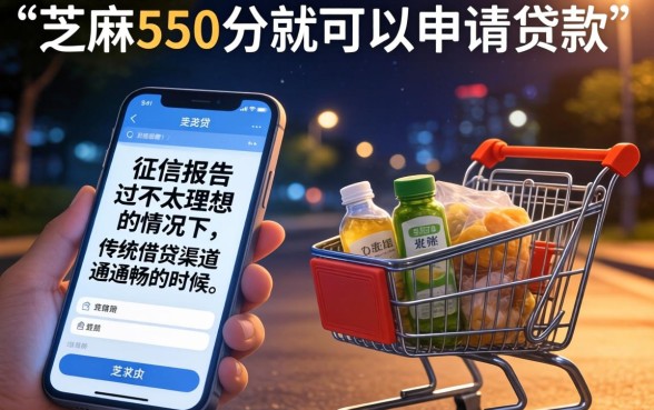 芝麻550分就能下款的口子，甄选五个正规不看征信的小额贷款口子