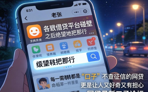 网贷最新口子论坛，条列五个不看征信查询的软件