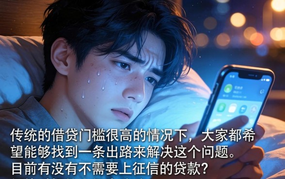 现在有没有不上征信的贷款，诚意推荐5个无视黑白的网贷口子