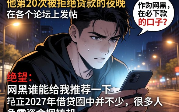 网黑谁能推荐个必下款的口子，枚举5个不上征信的贷款口子