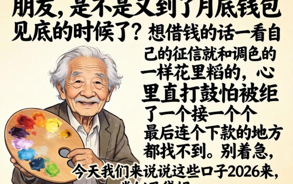 类似及贷好下的口子2026，条列五个网贷无视不查征信口子