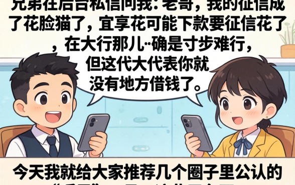 宜享花好下款吗征信花了，枚举5个网贷大口子轻松借app