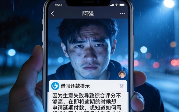 借呗延期还款申请书，罗列5个综合评分不足有负债都能下款软件