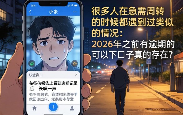 2026当前有逾期能下的口子，甄选五个最新秒批小额贷款口子