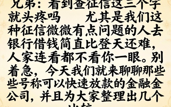 那些声称快速下款的金融公司，条列5个无视一切包下款的贷款