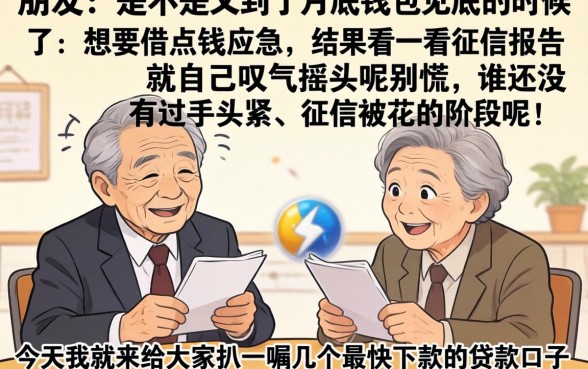 最快下款的贷款口子，条列5个网黑烂户无视风控口子