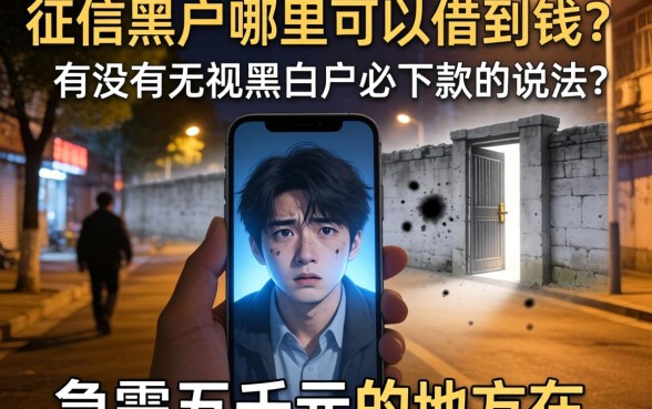 黑户哪个平台可以借款，汇总五个无视一切包下款5000秒下款的平台