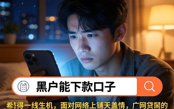 网贷可以下两万的口子，遴选五个黑户必下款的口子