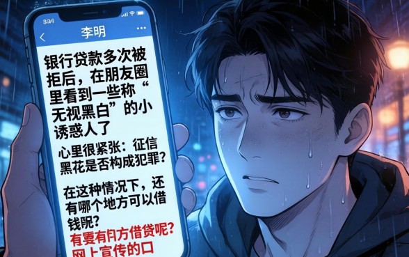 征信黑花了属于犯罪吗，概览5个真正无视风控黑白的网贷软件