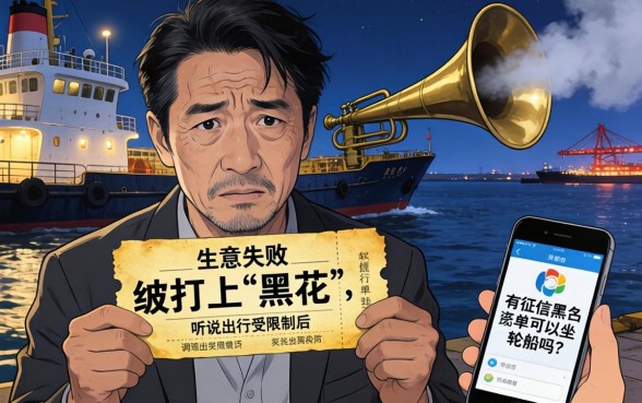 征信黑花了能坐轮船吗，胪列5个征信瑕疵也能借网贷轻松下款的口子