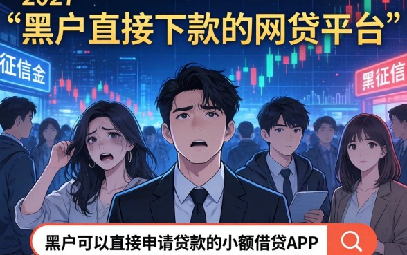 黑户直接下款的网贷平台，条列五个无视黑白户秒下款app