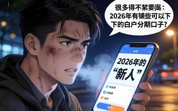 2026能下的白户分期口子，甄选5个最新网贷口子今日整理这五个app