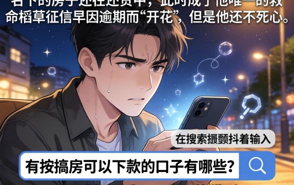 有按揭房的贷款口子，罗列五个网黑逾期下款app