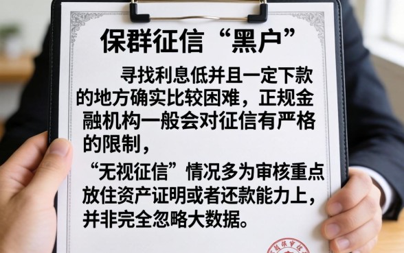 黑户保单哪里贷款利息低，深入剖析5个无视征信黑户必下的贷款口子