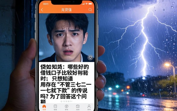 好用的借款口子有哪些，细致阐述5个无视一切是人就下款口子