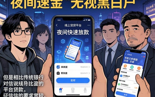 15天还款的口子黑白无视，胪列5个不审核夜间直接放款的网贷app