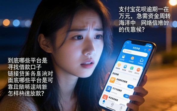 搜索借款口子链接的软件，鼎力推荐五个支付宝花呗逾期万元快速贷款平台