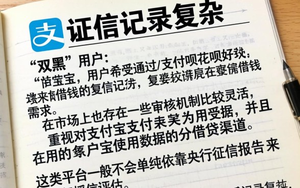 双黑花信用卡借款口子，条列5个凭支付宝花呗贷款的口子