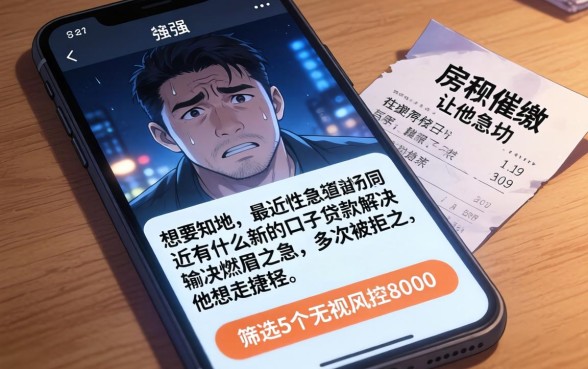 最近有什么新口子贷款，筛选5个无视风控8000必下口子