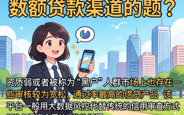 有没有大额贷款的平台，罗列五个黑户成功获取大额贷款的软件