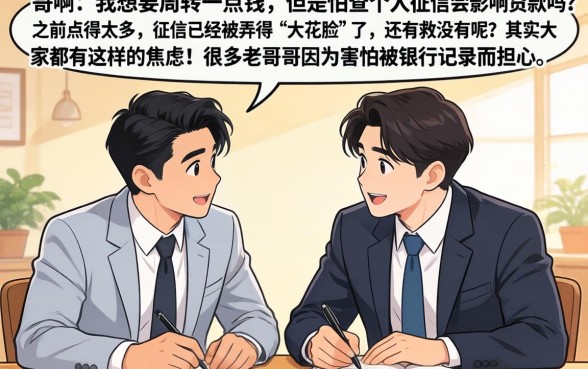 查个人征信影响贷款吗，整合五个借款无视黑白无视年龄100%秒过app